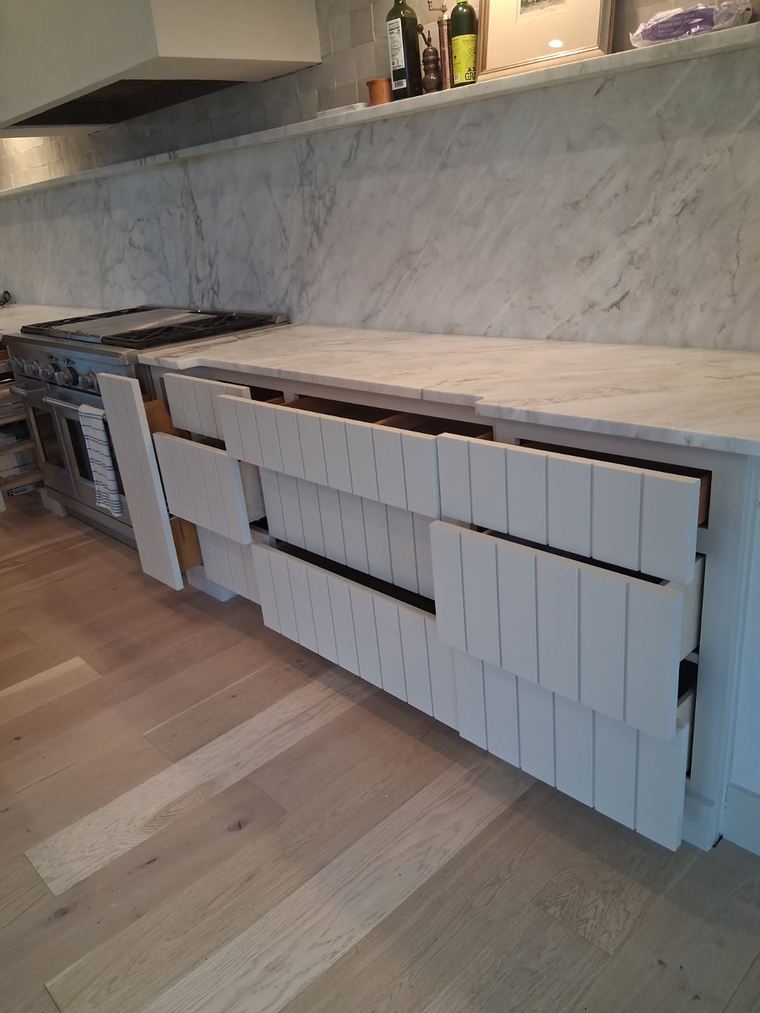 Kitchen Cabinet Refinishing, after