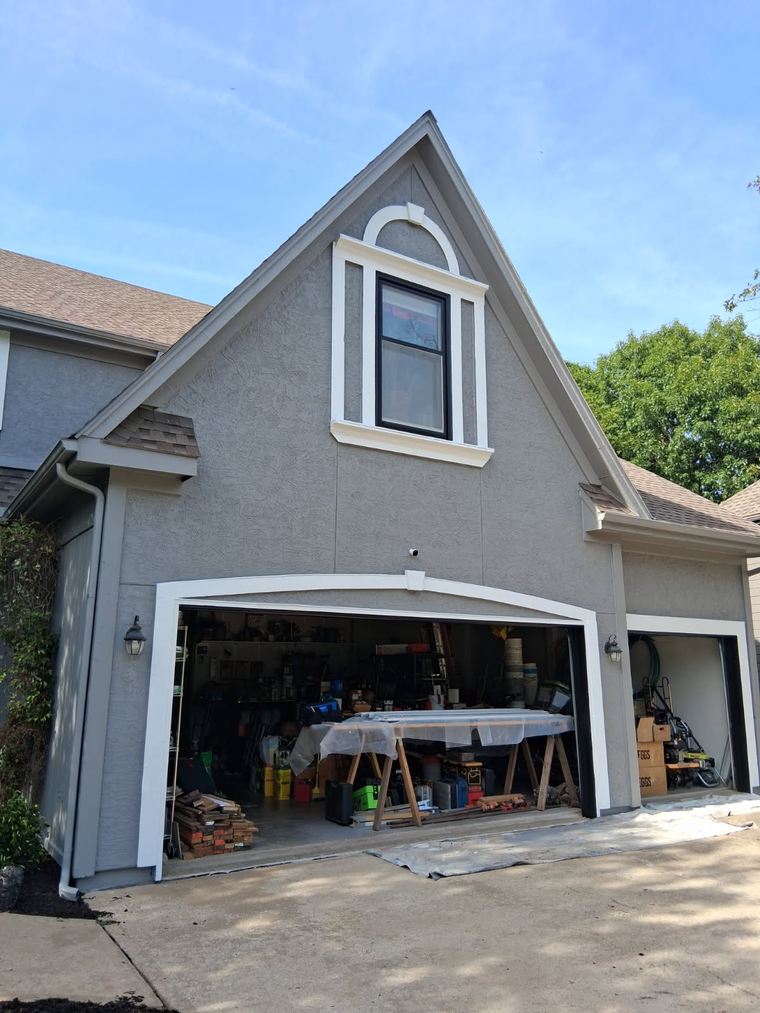 Exterior Repaint — Garage & Gable, after